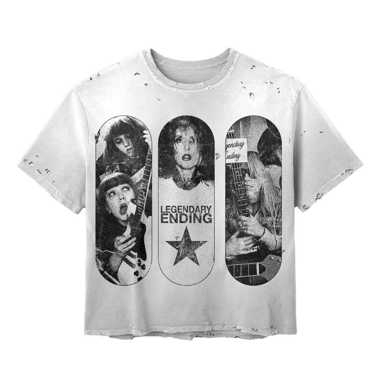 "Amp Junkies" Tee White